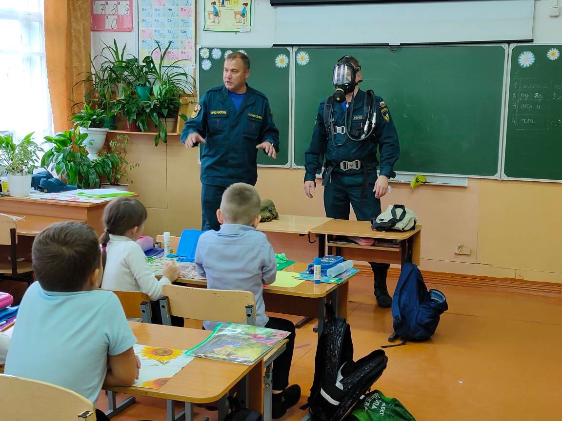 День гражданской обороны в Ижемской школе.