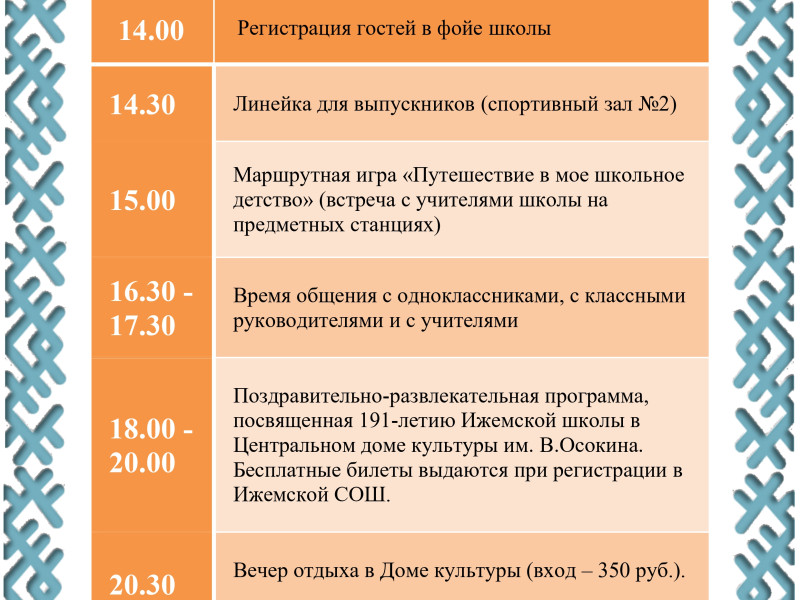 Вечер встречи выпускников, приуроченный к 191-летию Ижемской школы!.